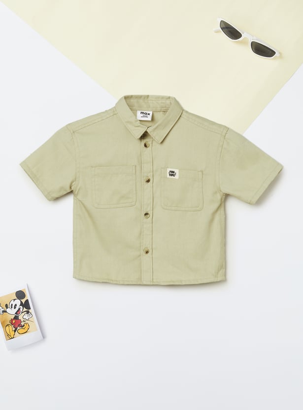 Boys Solid Shirt