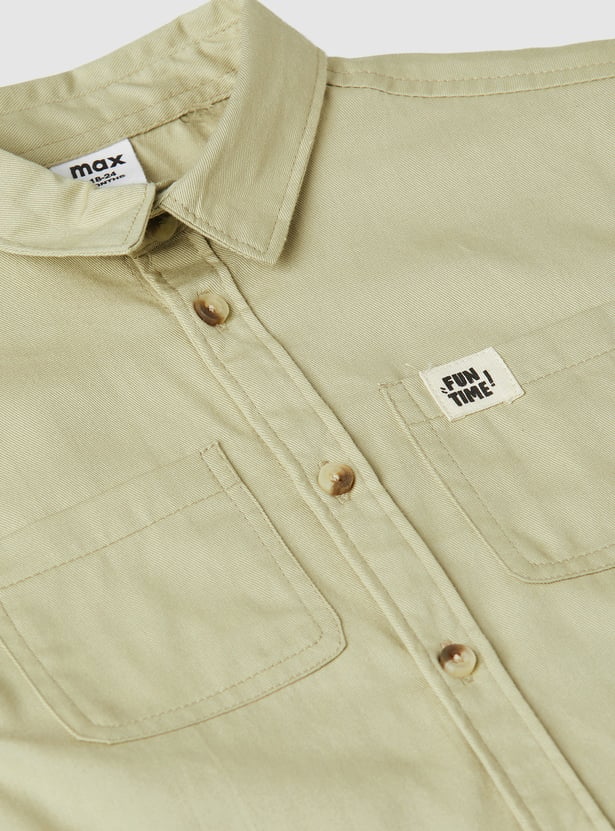 Boys Solid Shirt