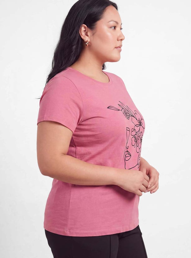 Women Floral Print T-shirt