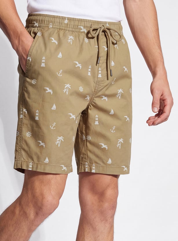 URB_N Men Printed Shorts