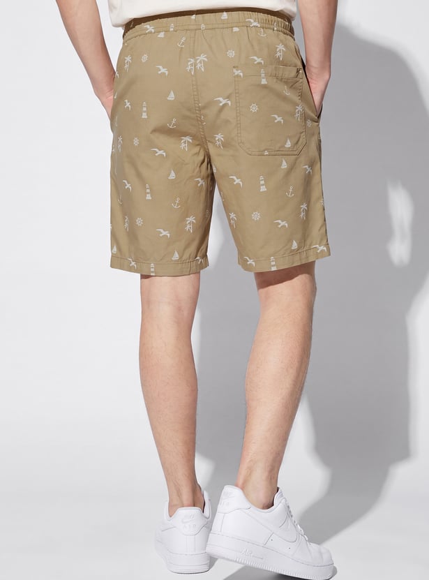 URB_N Men Printed Shorts