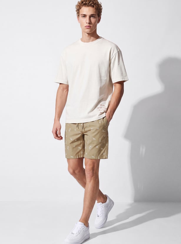 URB_N Men Printed Shorts
