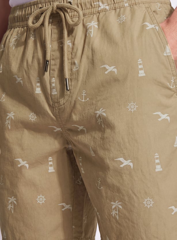 URB_N Men Printed Shorts