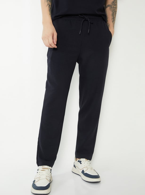 Men Textured Track Pant