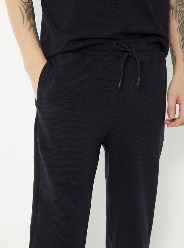 Men Textured Track Pant