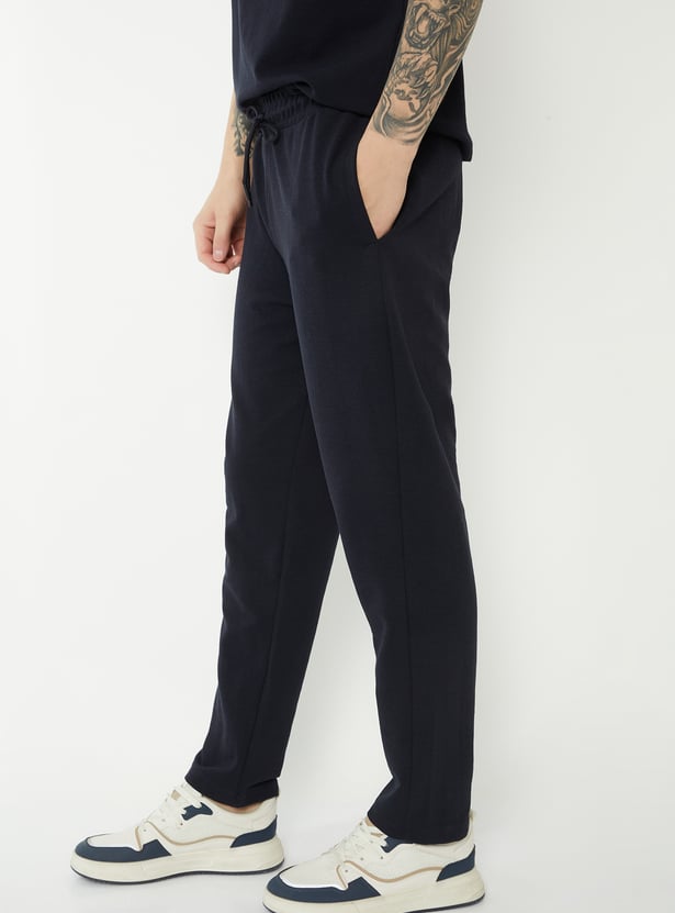 Men Textured Track Pant