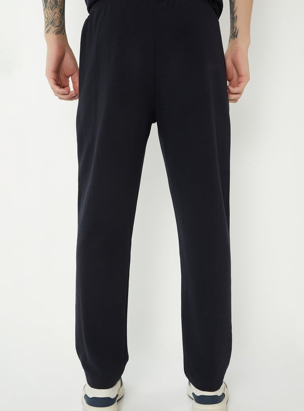 Men Textured Track Pant