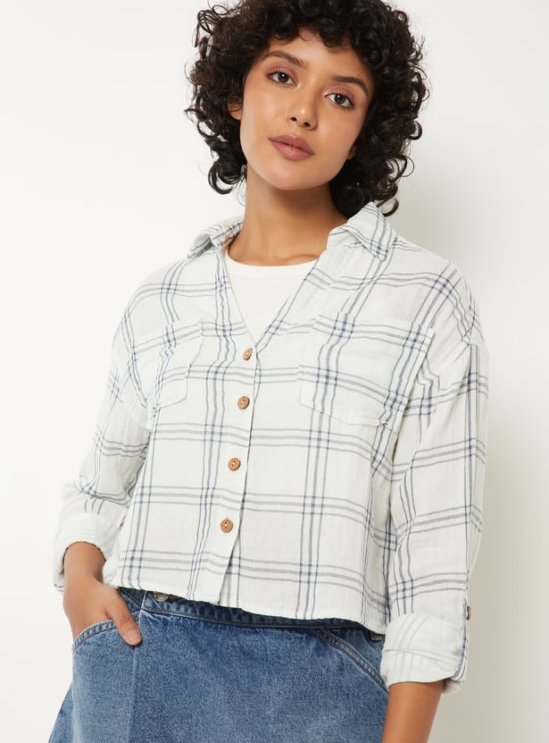 Women Checked Shirt