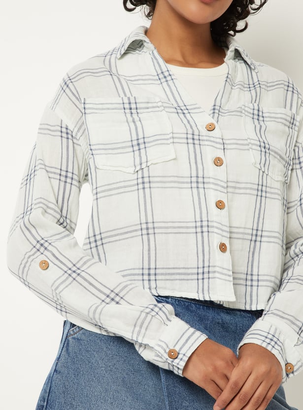 Women Checked Shirt