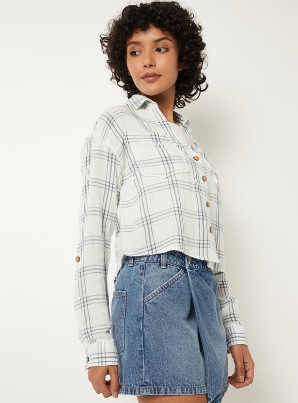 Women Checked Shirt