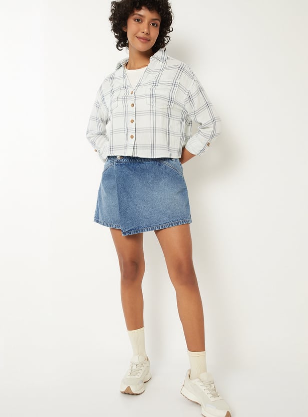 Women Checked Shirt
