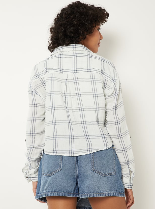 Women Checked Shirt