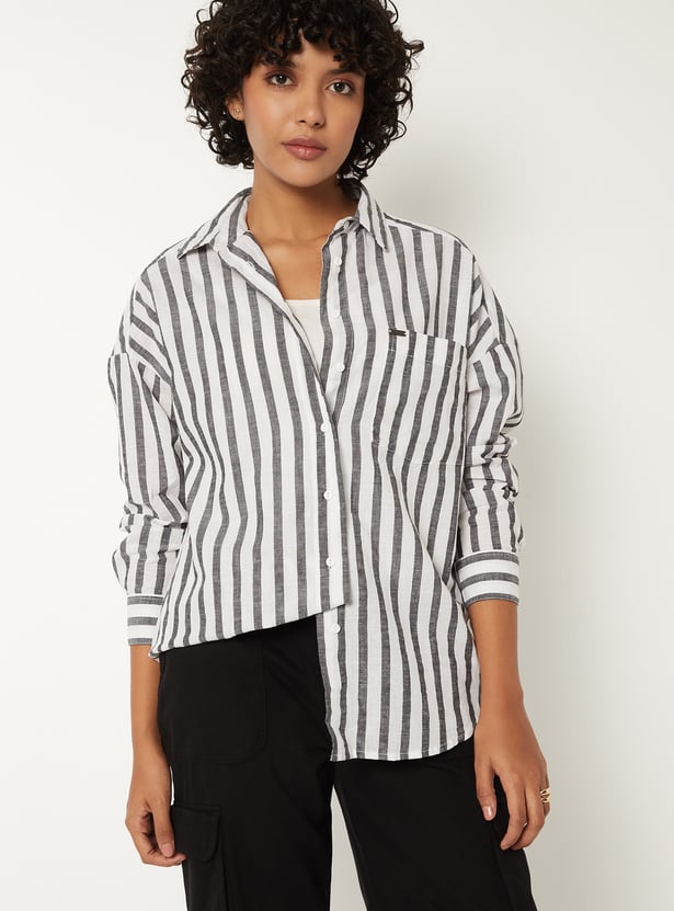 Women Striped Shirt