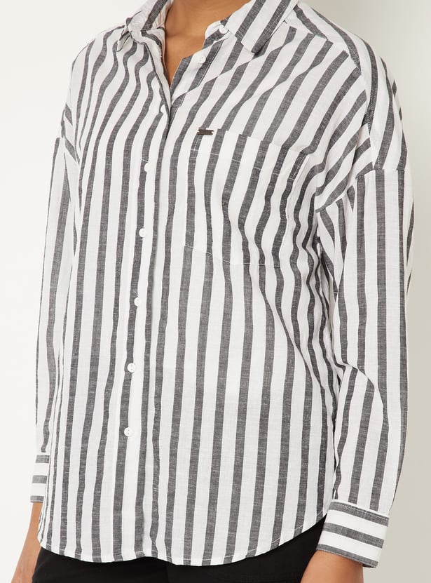 Women Striped Shirt