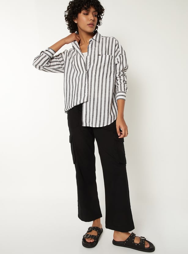 Women Striped Shirt