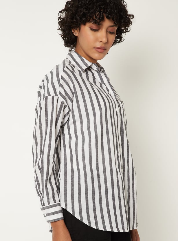 Women Striped Shirt