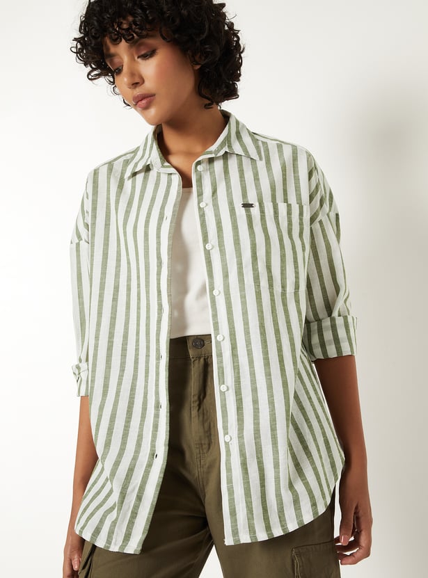 Women Striped Shirt