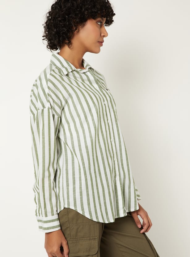 Women Striped Shirt