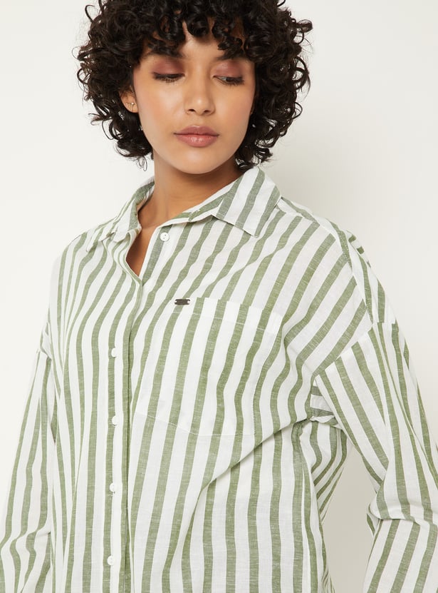 Women Striped Shirt