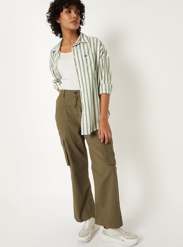 Women Striped Shirt