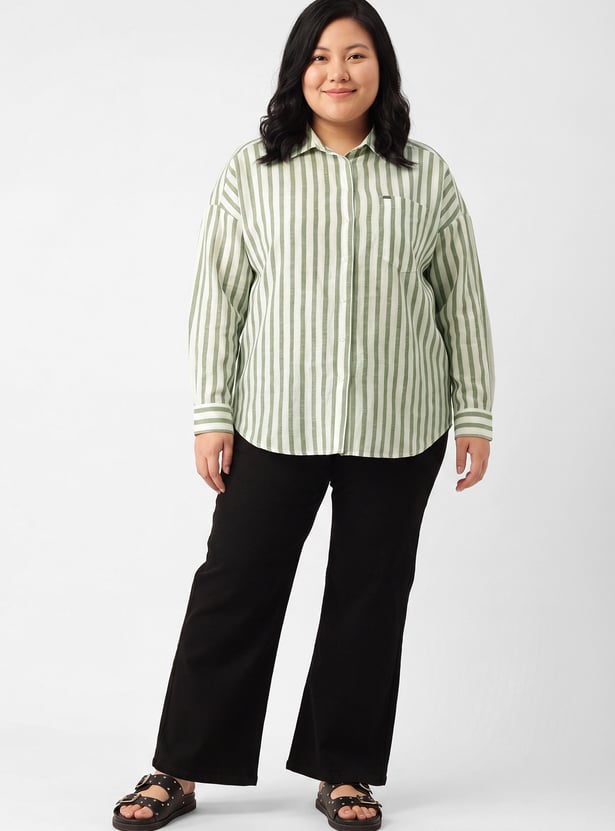 Women Striped Shirt