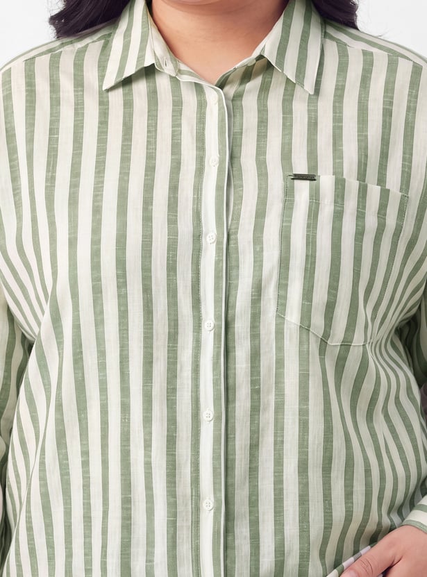 Women Striped Shirt