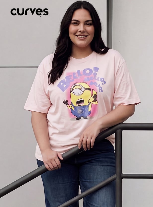 URB_N Women Minion Boxy T-shirt