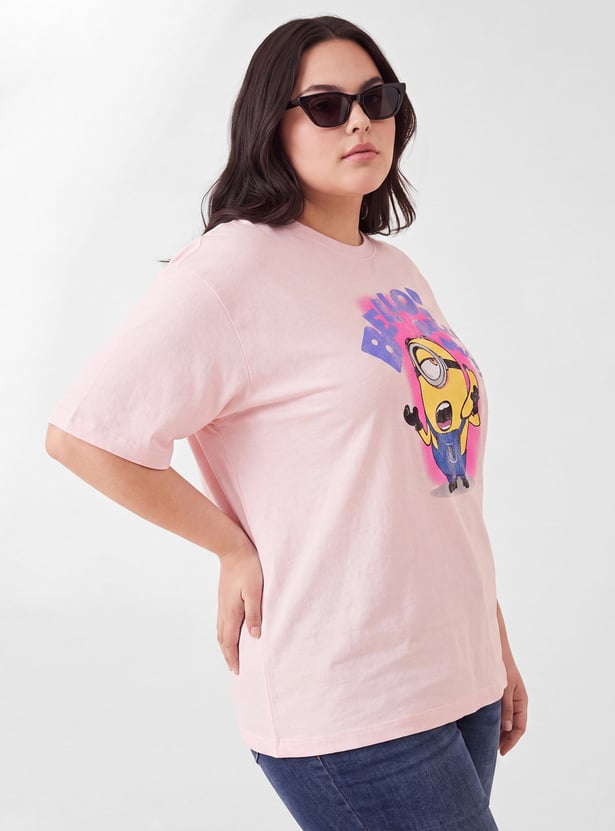 URB_N Women Minion Boxy T-shirt