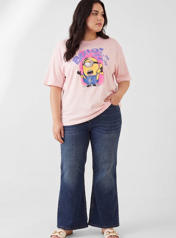 URB_N Women Minion Boxy T-shirt
