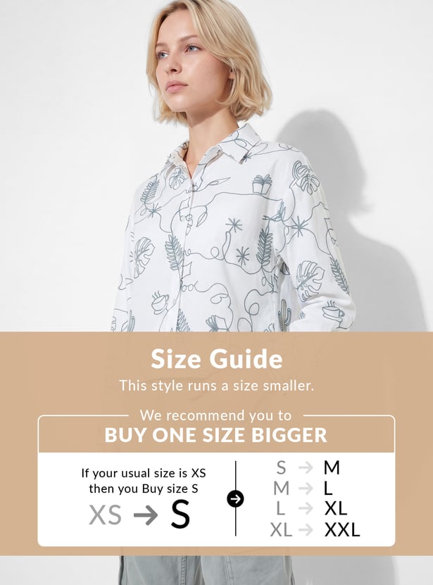 URB_N Women Embroidered Shirt