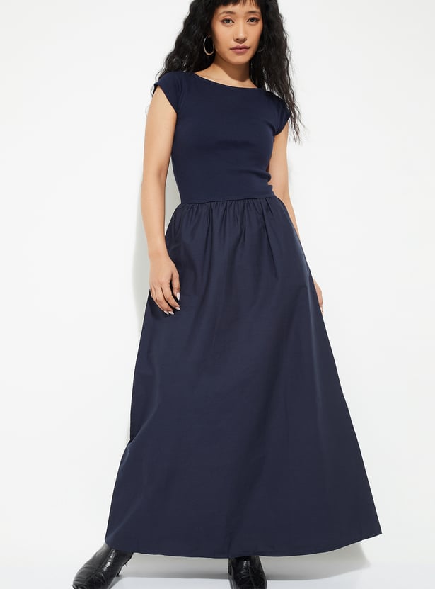 Women Solid Maxi Dress