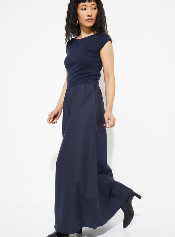 Women Solid Maxi Dress