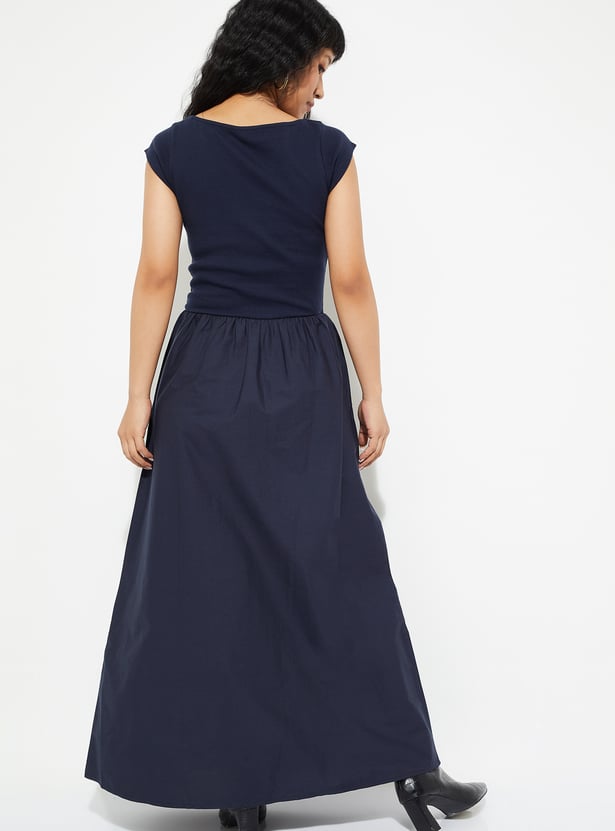 Women Solid Maxi Dress