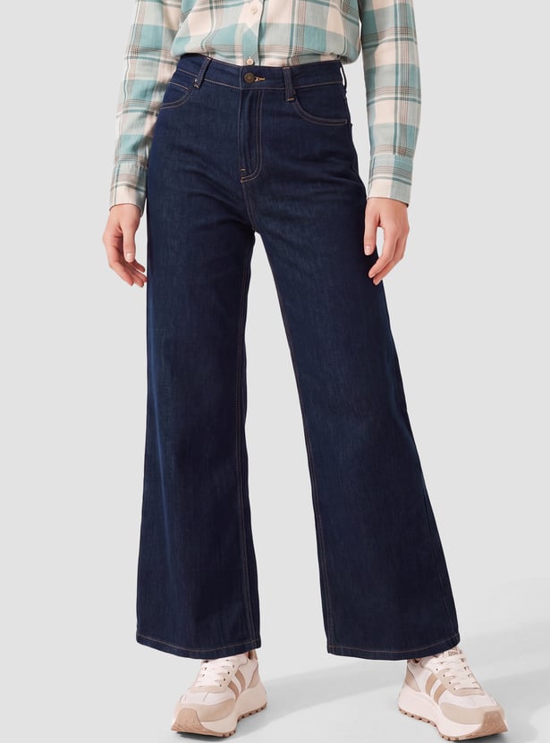Women High-Rise Wide-Leg Jeans