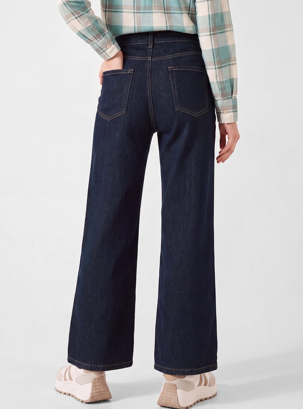 Women High-Rise Wide-Leg Jeans