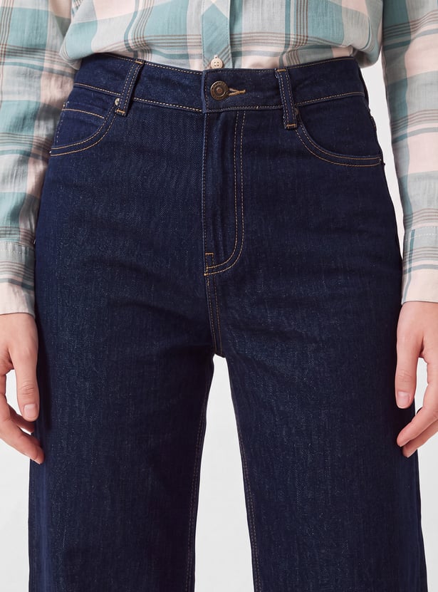 Women High-Rise Wide-Leg Jeans