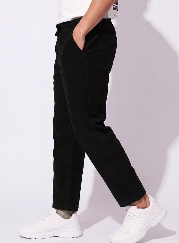 URB_N Men Solid Slip-on Pants