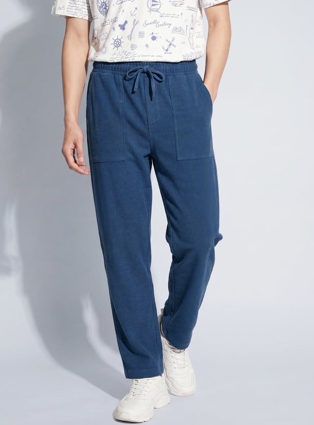 URB_N Men Solid Slip-on Pants