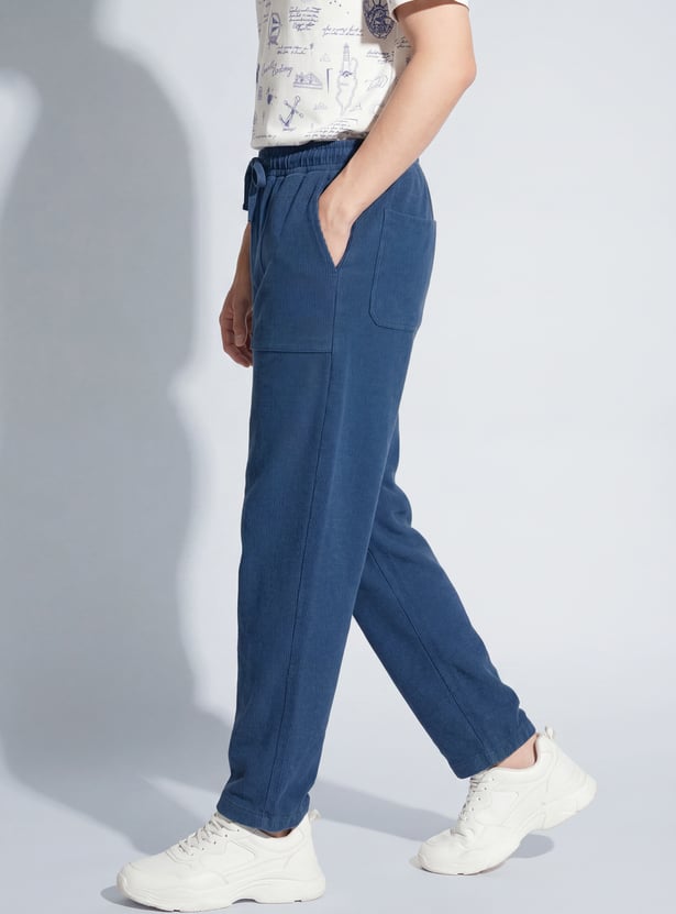 URB_N Men Solid Slip-on Pants