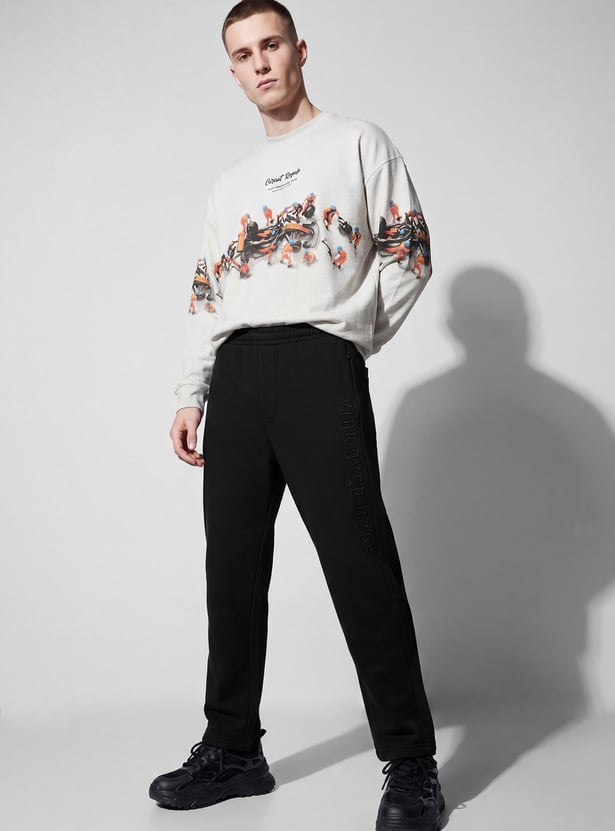 URB_N Men Solid Pull-on Pants