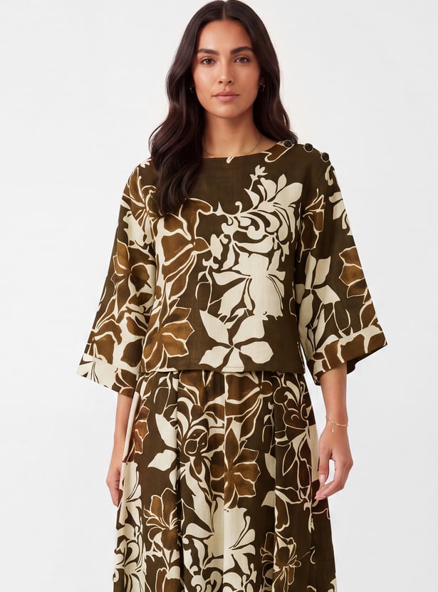 Women Floral Print Top
