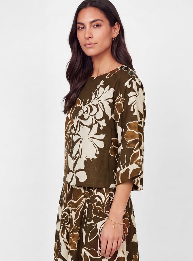 Women Floral Print Top