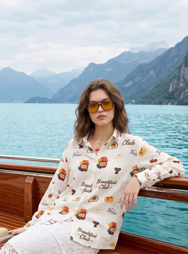 URB_N Women Printed Shirt
