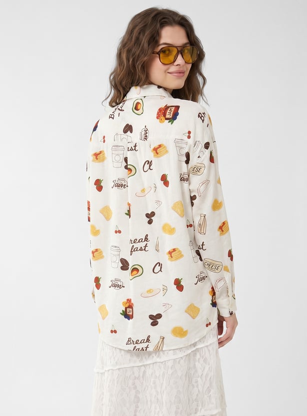 URB_N Women Printed Shirt