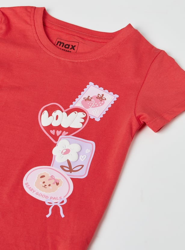Girls Printed T-shirt