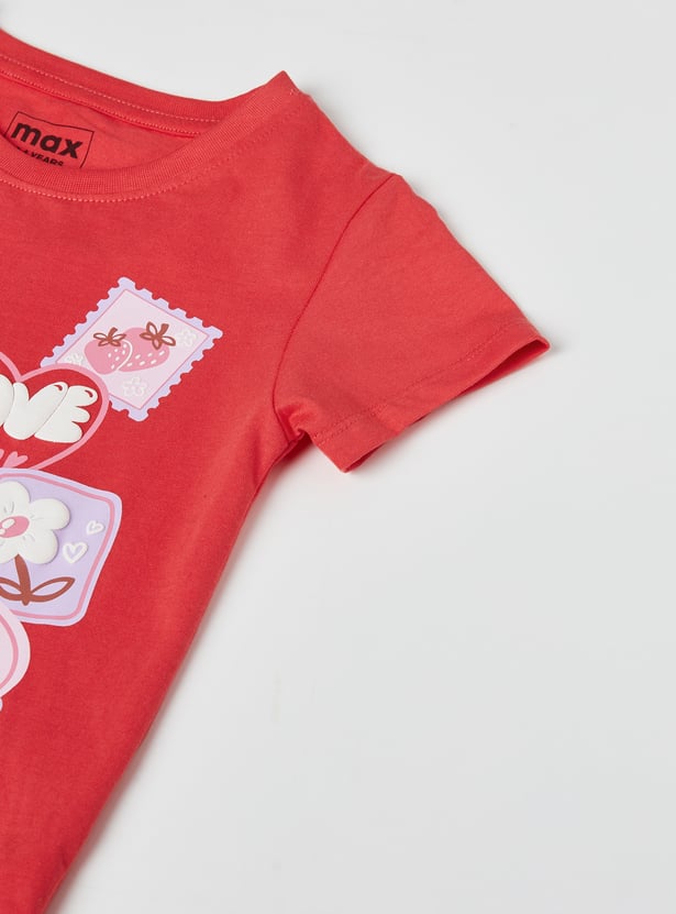 Girls Printed T-shirt