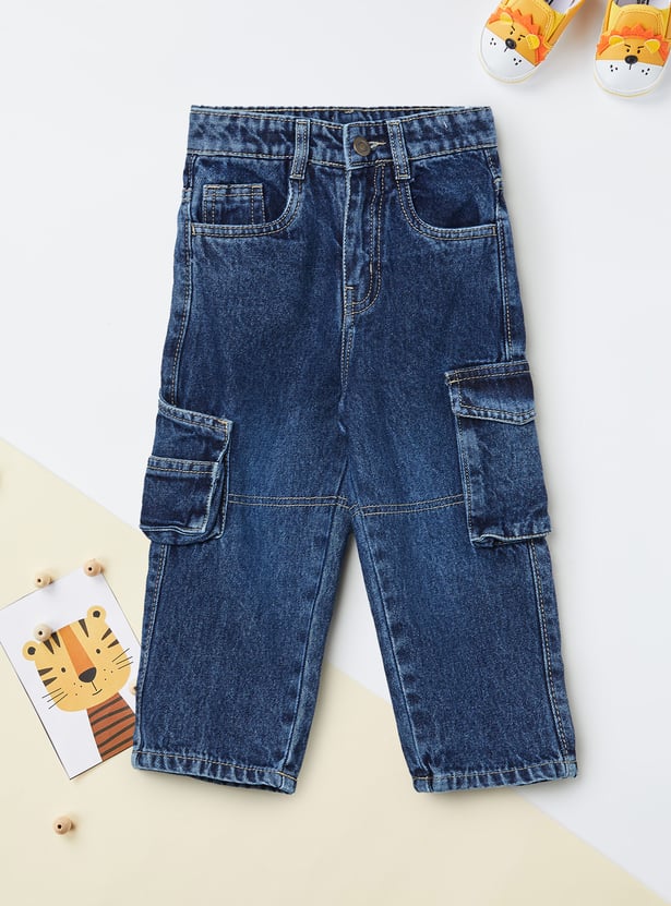 Boys Solid Cargos