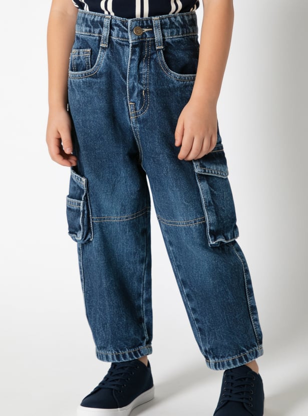 Boys Solid Cargos