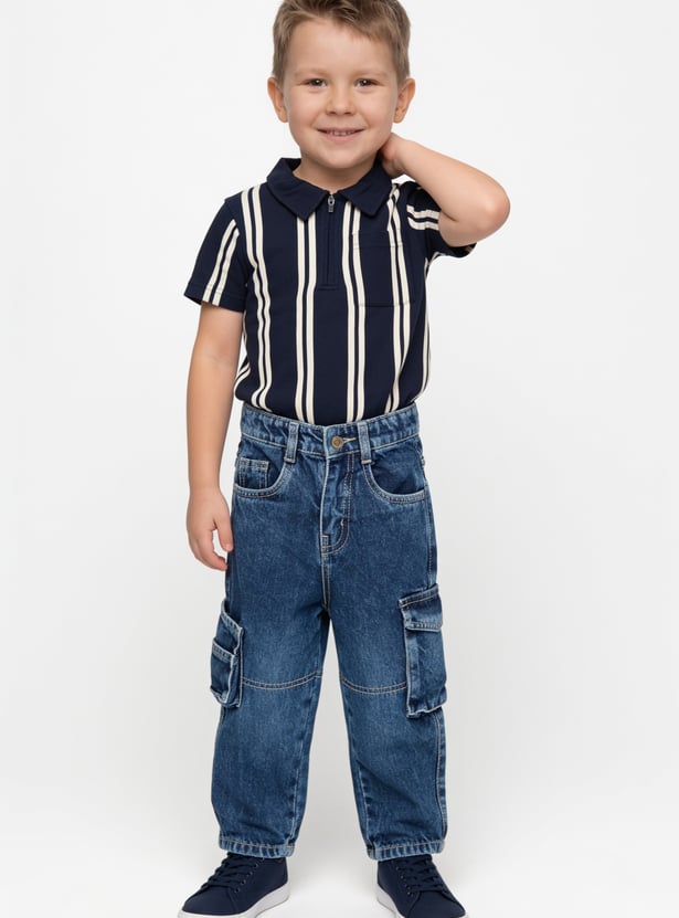Boys Solid Cargos