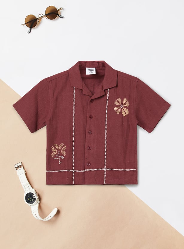 Boys Embroidered Shirt